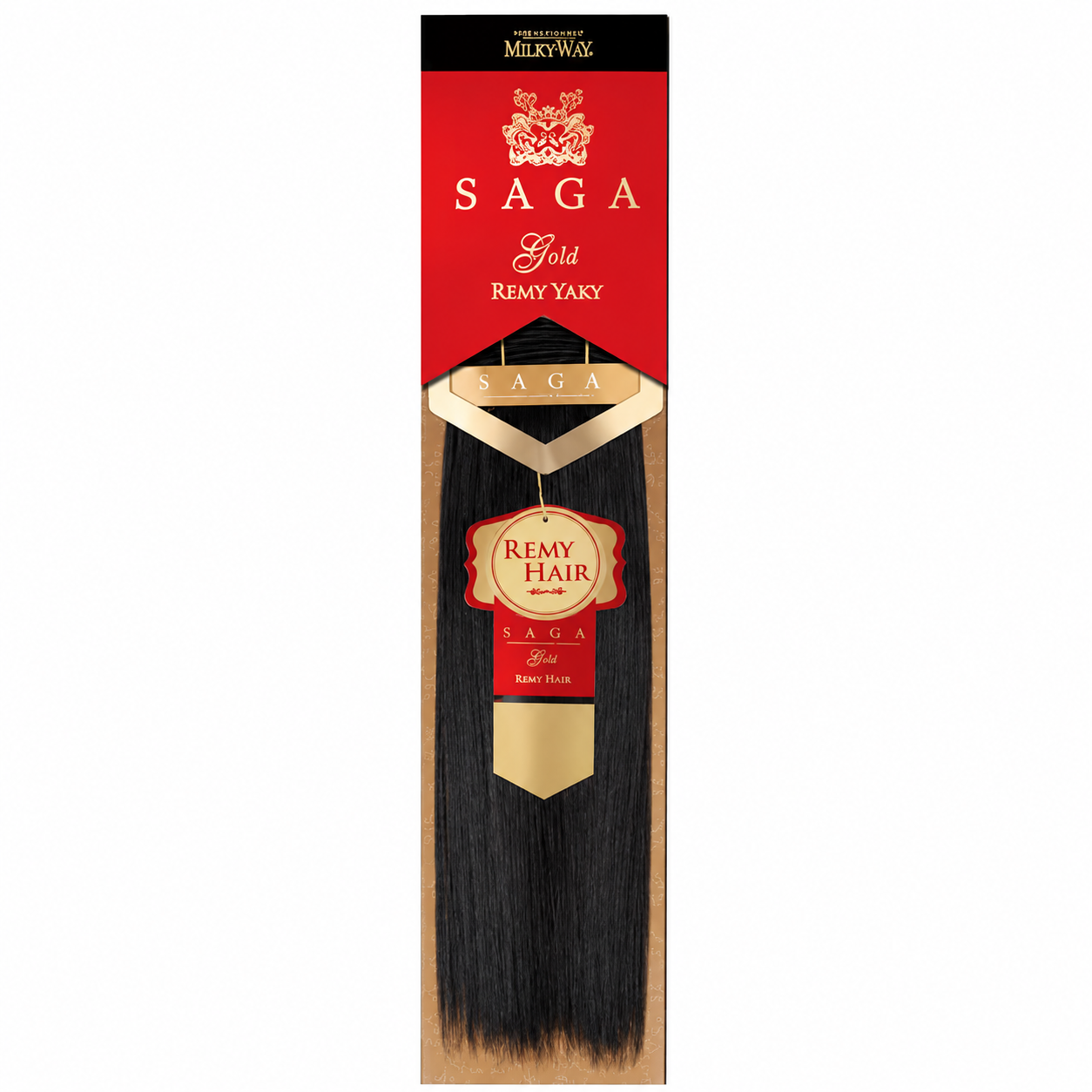 SAGA GOLD Yaky Remy Human Hair Weave
