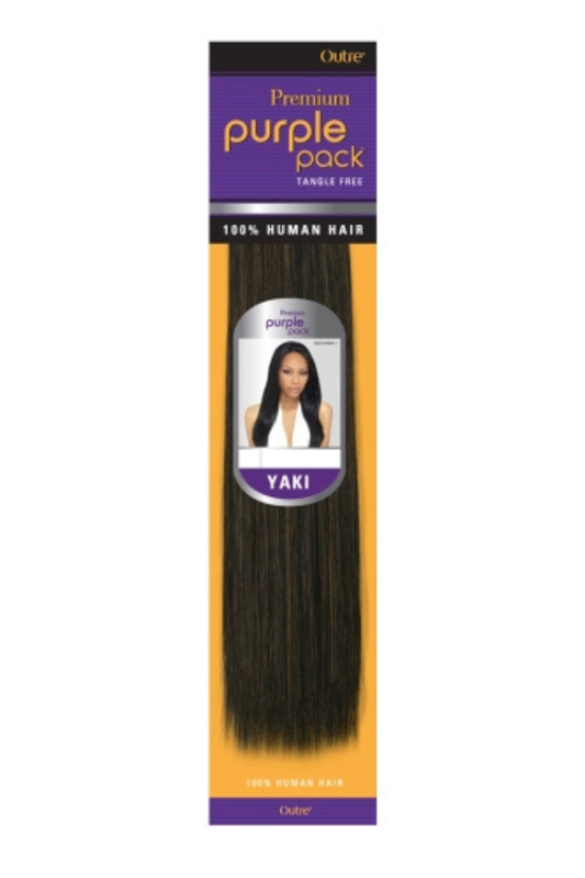 Outre Purple Pack Hair Yaki Straight