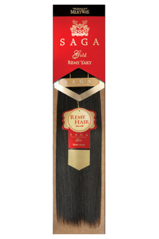 SAGA GOLD Yaky Remy Human Hair Weave