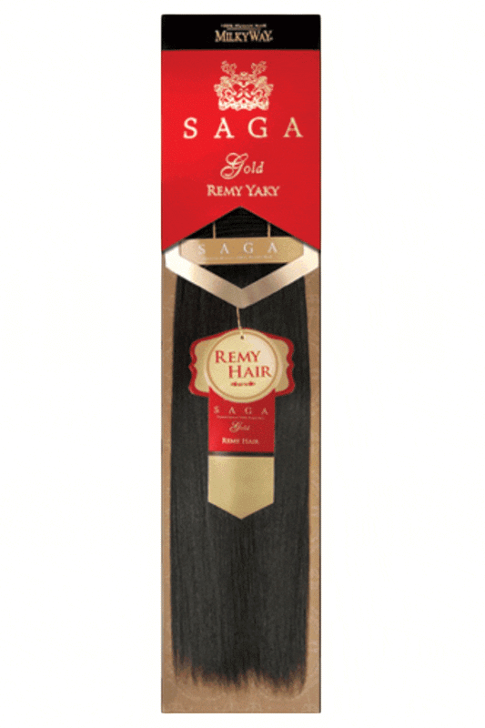 SAGA GOLD Yaky Remy Human Hair Weave