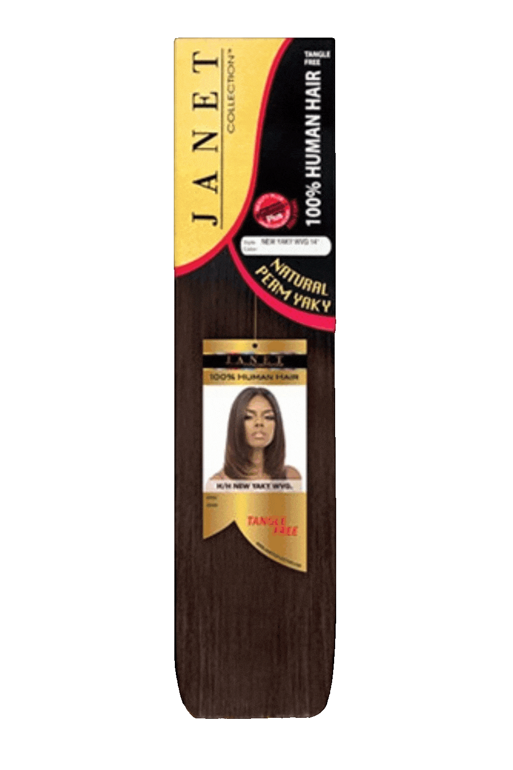 Janet Collection Natural Perm Yaki Pack Hair