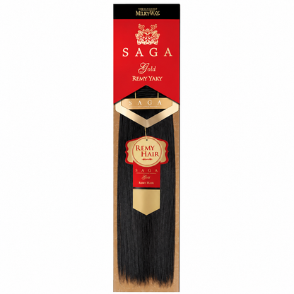 SAGA GOLD Yaky Remy Human Hair Weave