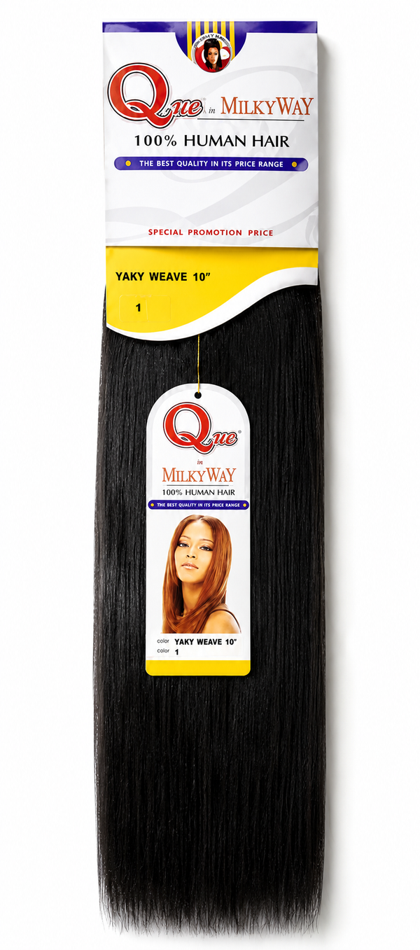 Shake N Go Que Pack Hair Yaki Straight (10–18 Inch) | Pack Hair