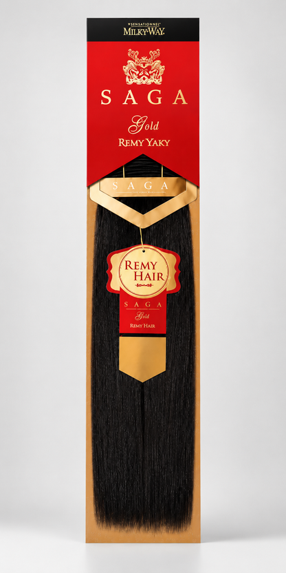 SAGA GOLD Yaky Remy Human Hair Weave
