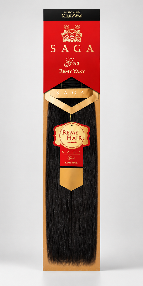 SAGA GOLD Yaky Remy Human Hair Weave