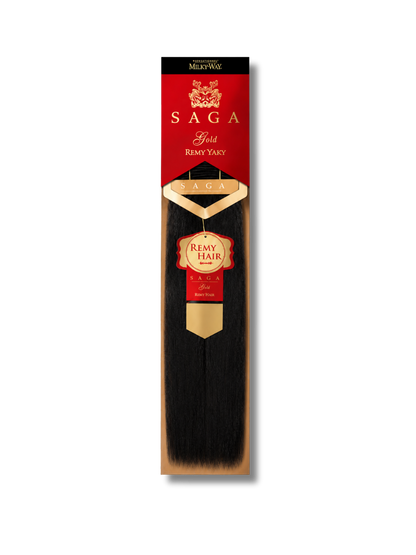 SAGA GOLD Yaky Remy Human Hair Weave