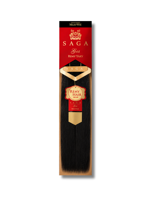 SAGA GOLD Yaky Remy Human Hair Weave